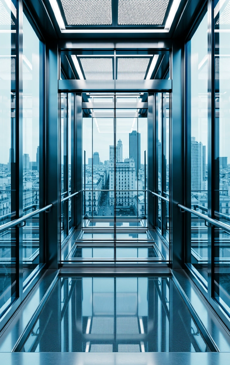 Estructura arquitectónica moderna en Buenos Aires